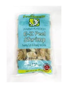 SHRIMP 21/25 EZ PEELED 2 LB CAISSE 10 PQTS